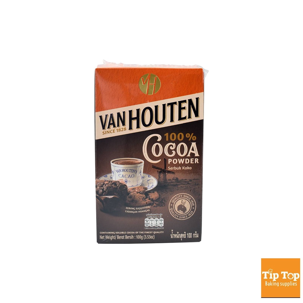 Van Houten Cocoa Powder Box 100G | Shopee Philippines
