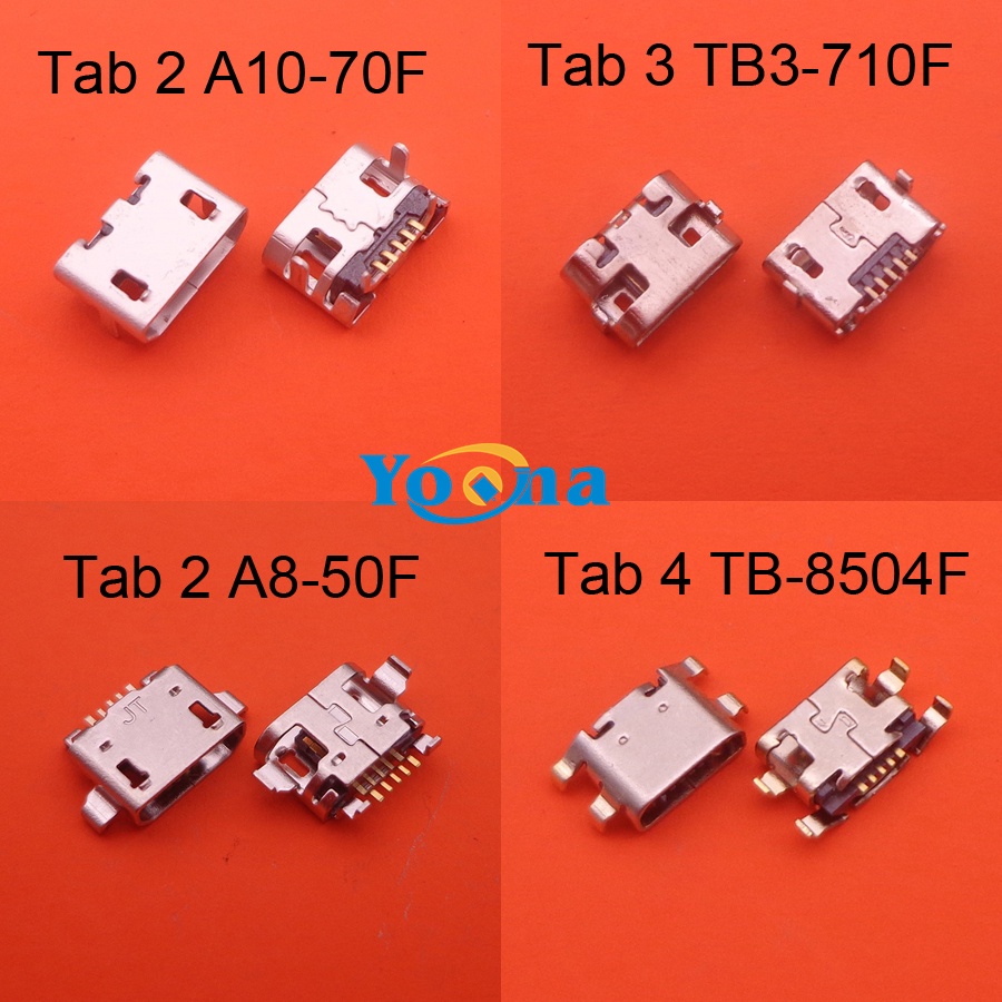 10-50pcs Mini Micro USB Charging Socket Port Connector Jack For Lenovo ...