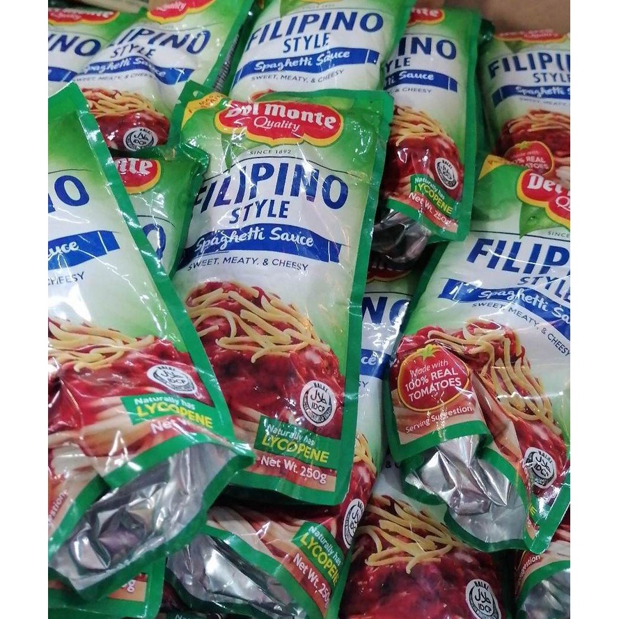 Del Monte Spaghetti Sauce 250g Shopee Philippines