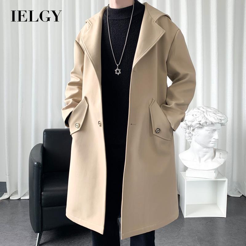 Mid length outlet trench coat mens