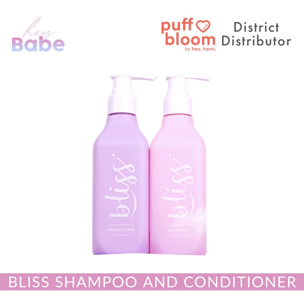 THE DAILY GLOW Bliss Shampoo and Conditioner Shopee Philippines