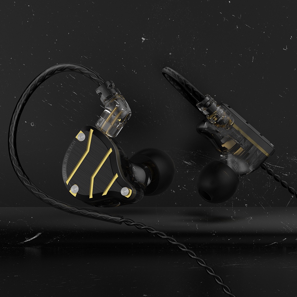 Qkz Zxt Zxn Zx3 Zxd Earphones HiFi Dynamic Bass Earbuds Monitor ...