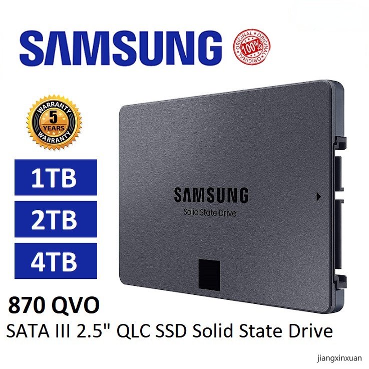 SAMSUNG SSD 870 QVO 2.5 " QLC HD1TB/2TB/500GB SSD 1TB/2TB/512GB