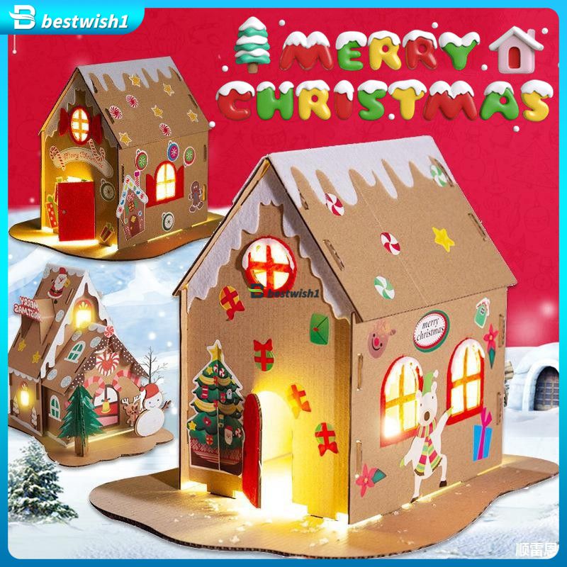 Christmas Decoration Handmade Gingerbread House Kit with Light ...