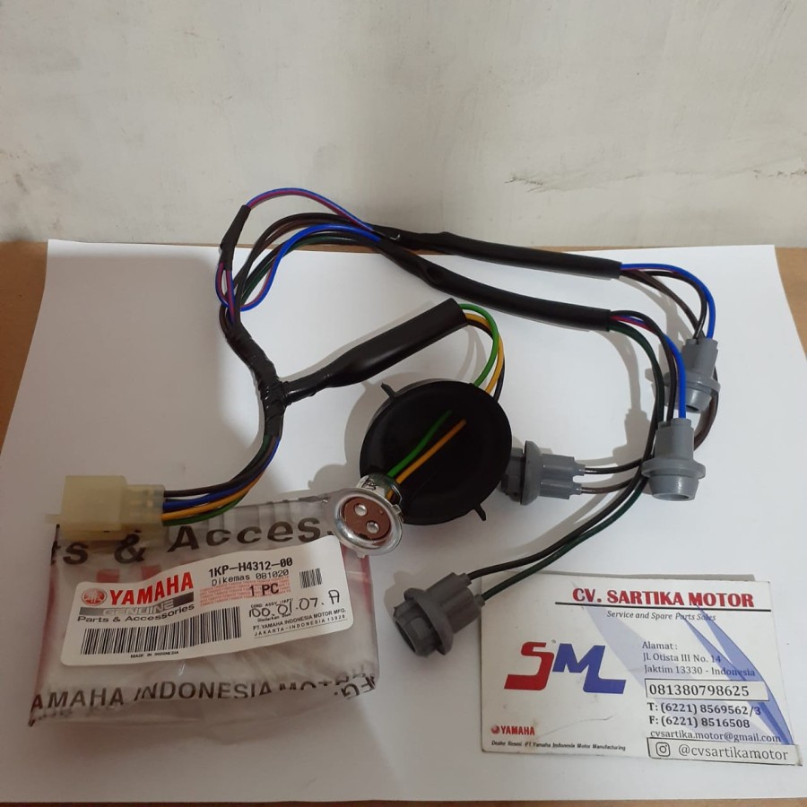 Headlight Socket Cable Cord Assy (1KP1) Soul GT FI 115 1KP-H4312-00 ...
