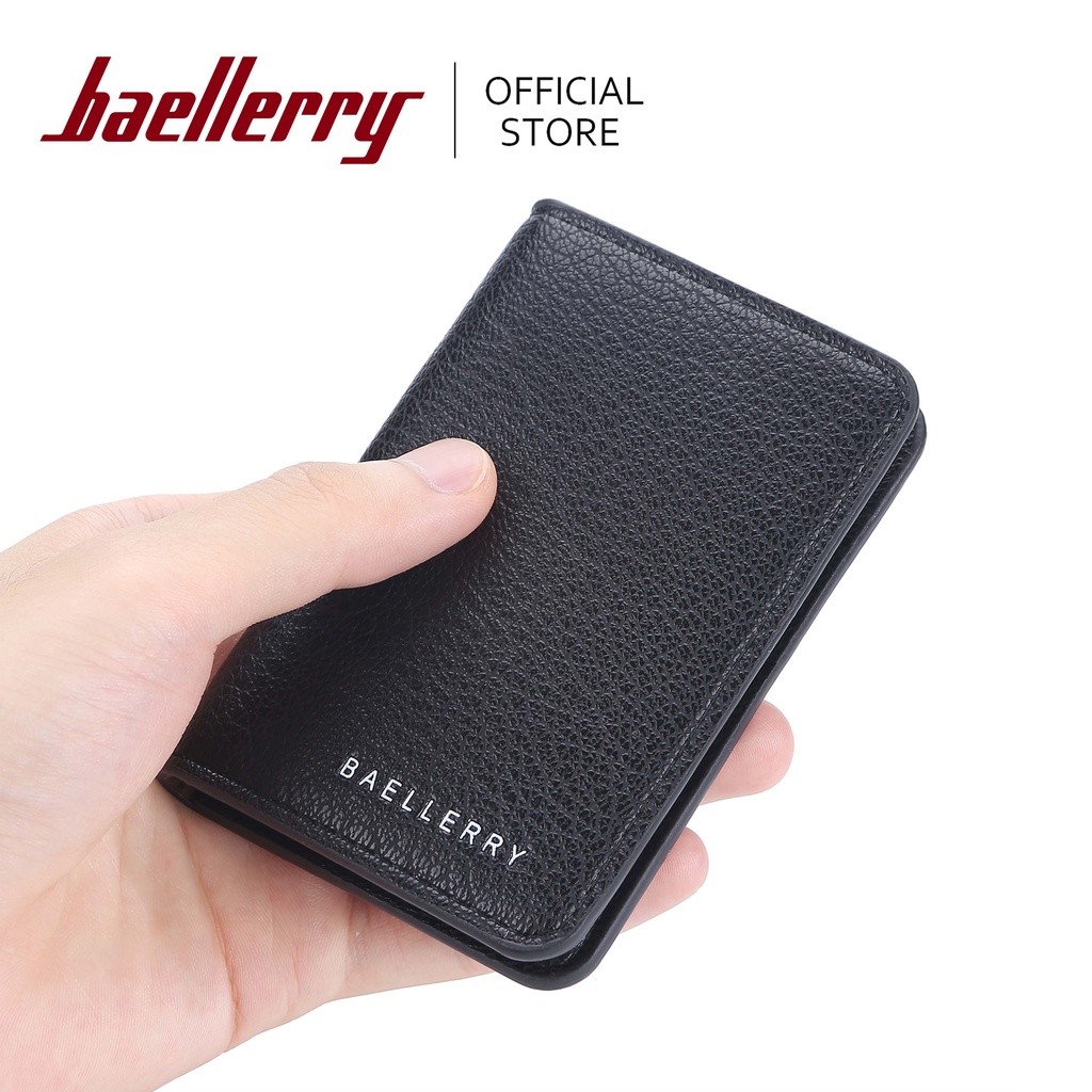 Baellerry New Men Short Wallets Mini Card Holder Luxury Male Purse High Quality Shopee Philippines