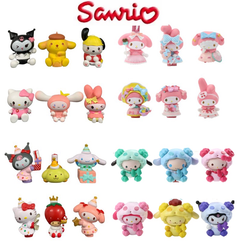 No-toxic Sanrio My Melody Figure Doll Toy Set For Safe Play And Display ...