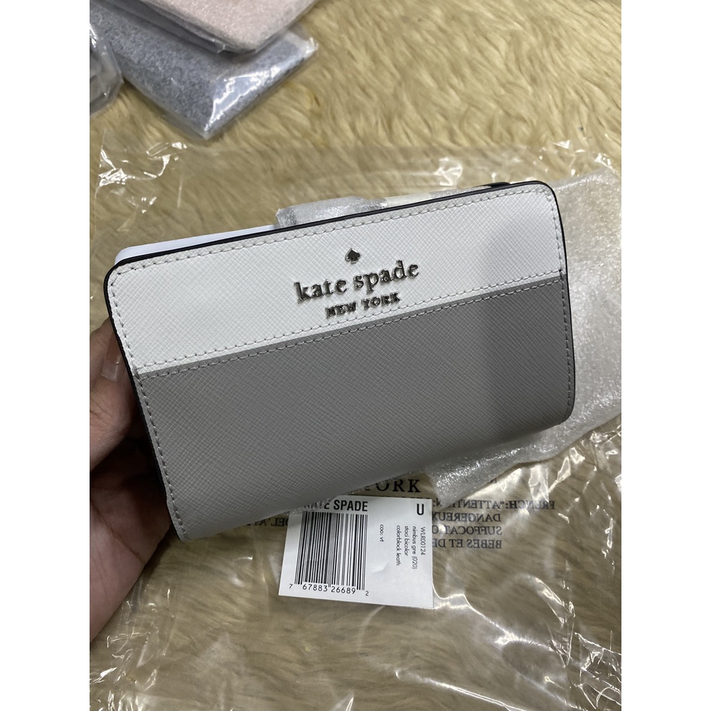 AUTHENTIC/ORIGINAL KateSpade KS Staci Medium Compact Bifold Wallet in