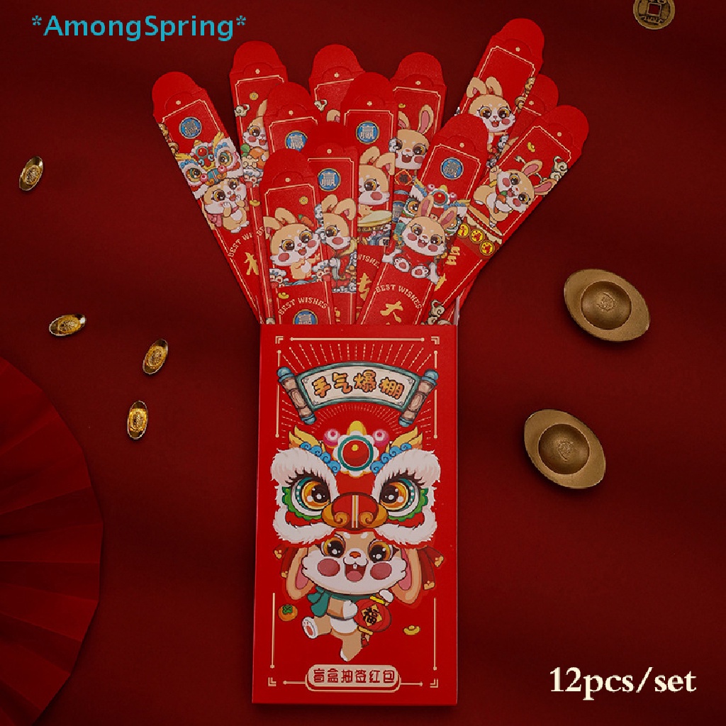 AmongSpring> The Year Of The Rabbit Draws 12 Red Envelopes In A Box ...