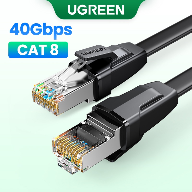 UGREEN Cat8 Ethernet Cable 40Gbps RJ 45 Network Cable Lan RJ45 Patch Cord  for PS4 Laptop PS4 Router Cat 8 Cable Ethernet