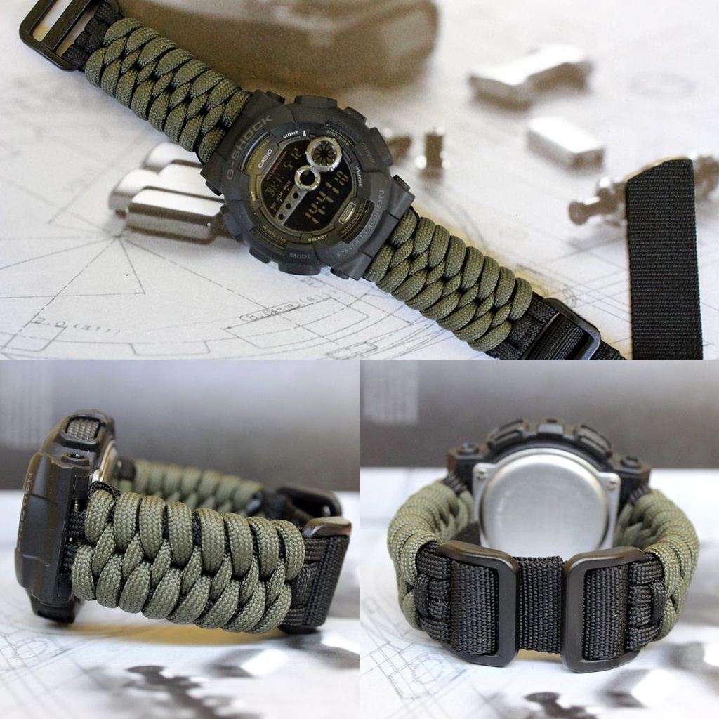 Paracord watch hot sale g shock