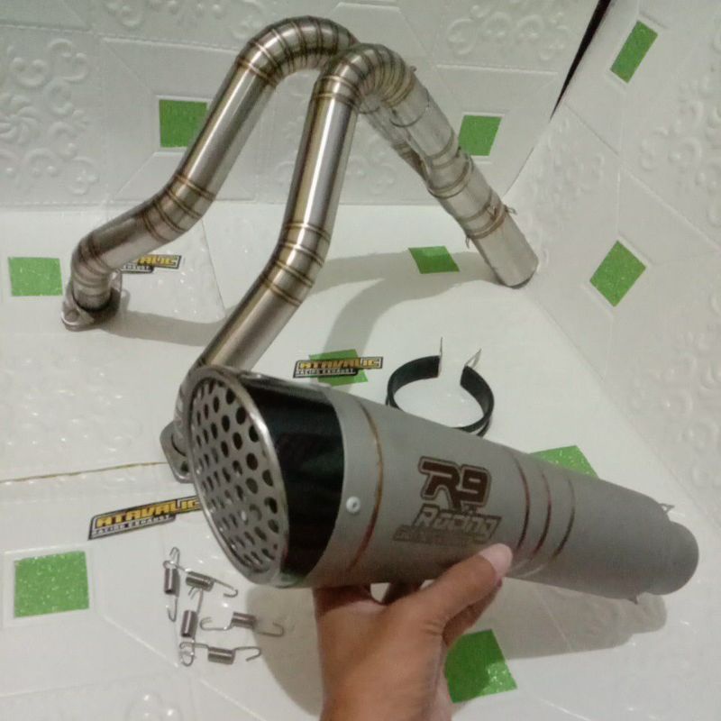 Racing Exhaust R9 h2 titanium pnp ER6N Ninja250Carb ninja 250fi Z250 ...