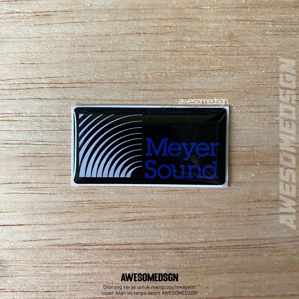 3d FLEXY SOUND MAYER embossed STICKER EMBLEM | Shopee Philippines
