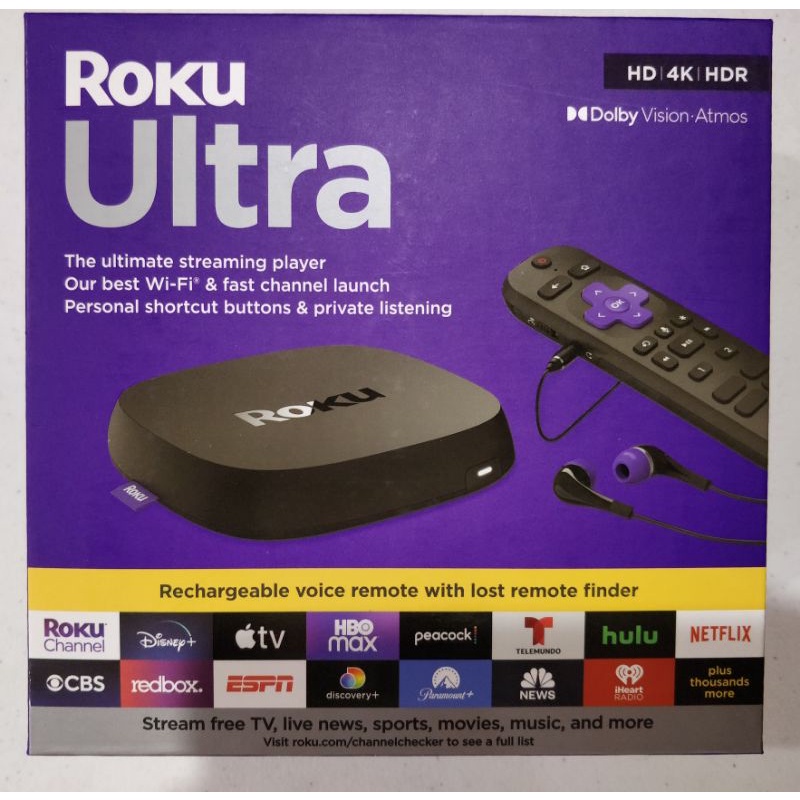 ON HAND Roku Ultra Roku Streaming Stick 4K Roku Express Full HD 4K HDR ...