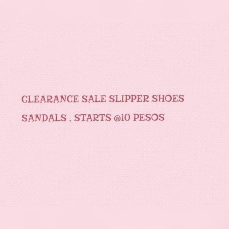 SHOES SLIPPER CLEARANCE SALE Shopee Philippines