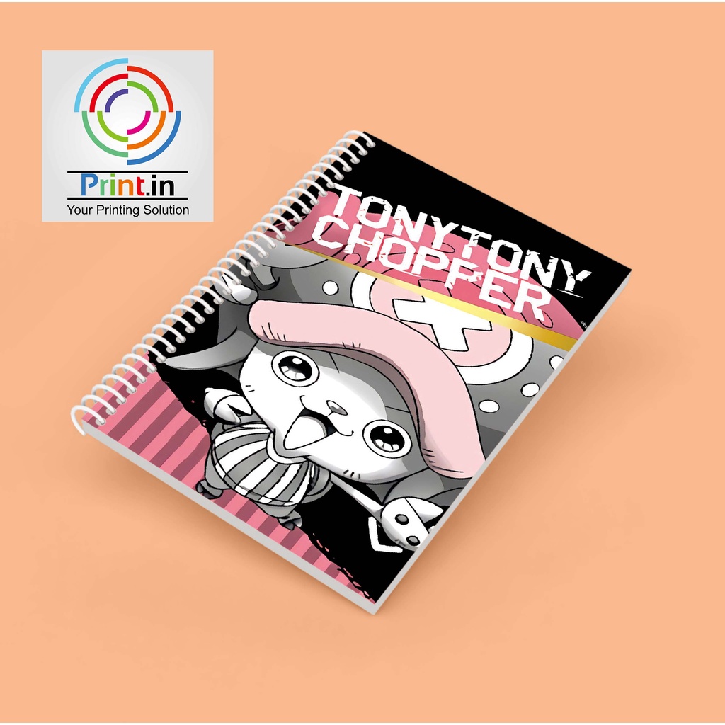 Tony Chopper One Piece Spiral Notebook Hardcover and Softcover | Shopee ...
