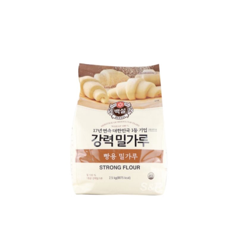 Bread Flour 2.5kg (Korean Beksul Strong Flour/Bread Flour 2.5kg