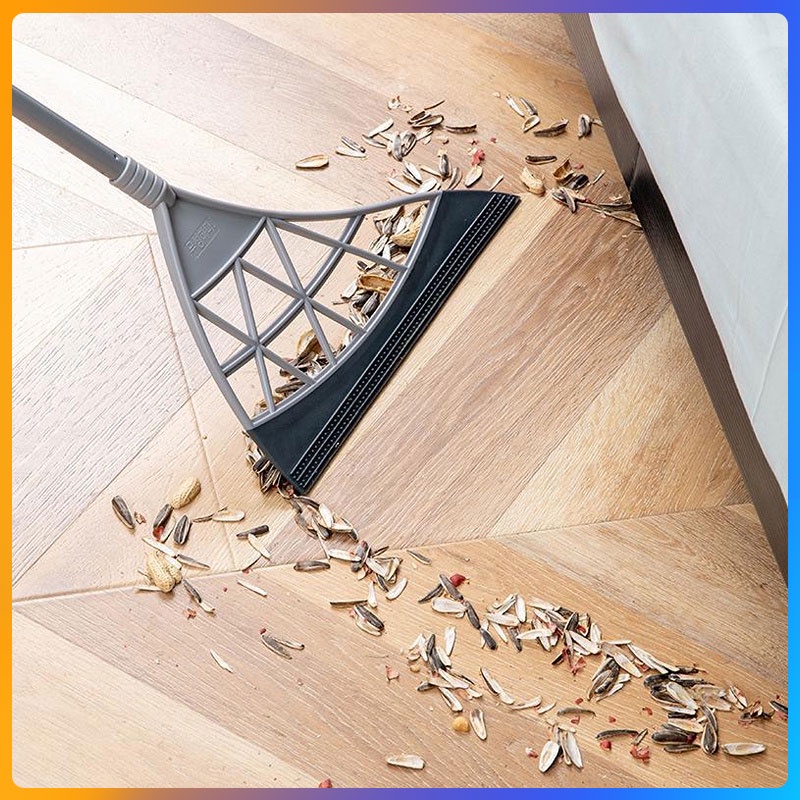 silicon brush mop walis quick clean Magic Broom Bathroom Floor Wiper ...