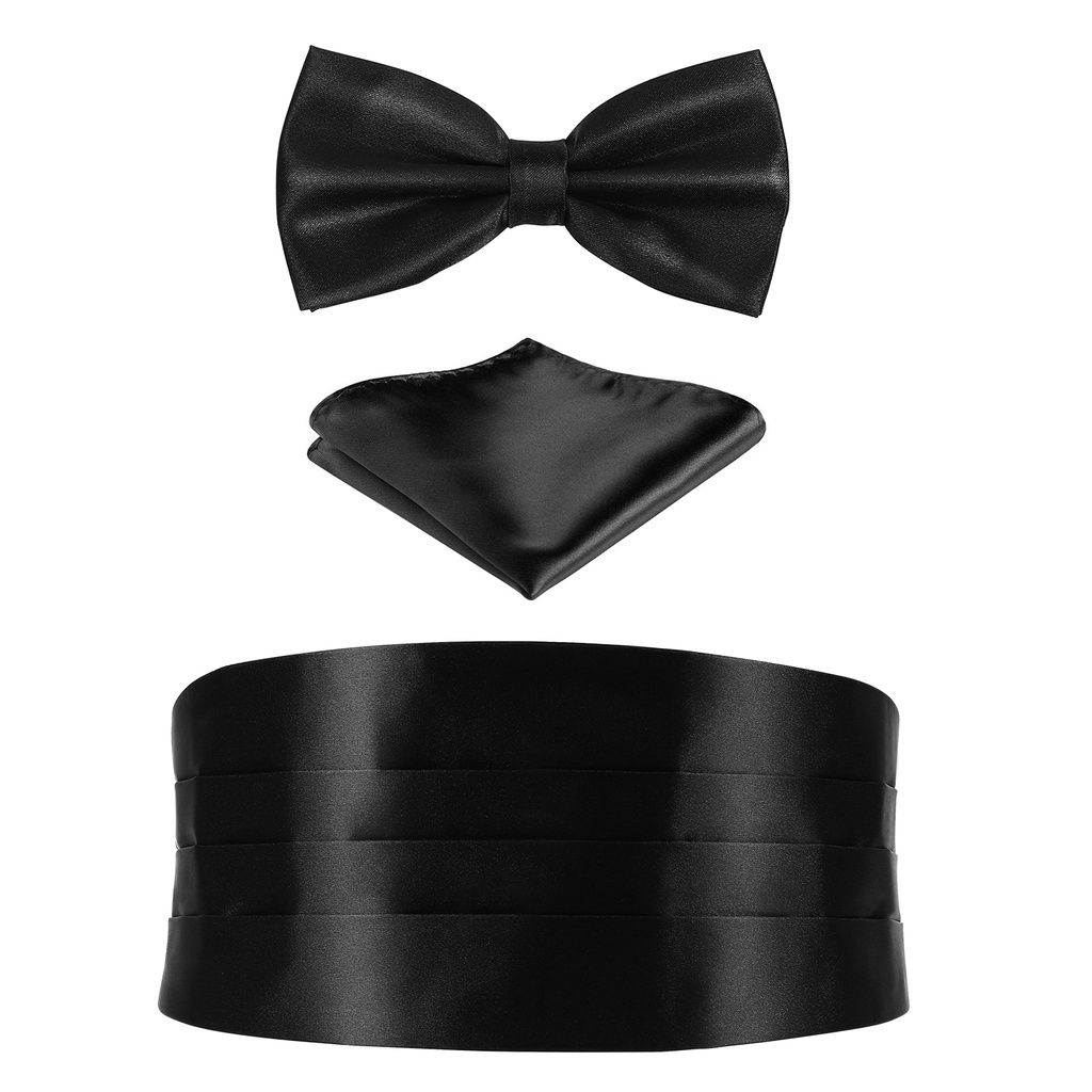 [READY STOCK] Red Cummerbund for Men Suit Accessories Tie Belt Men's