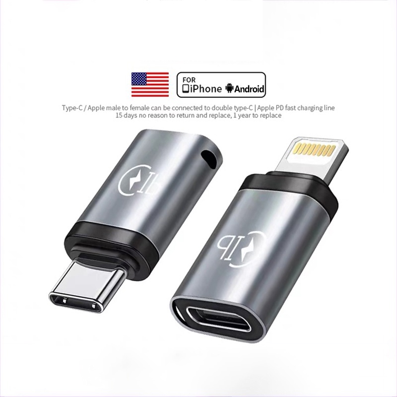 Type-c interface and Apple Lighting interface conversion adapter ...