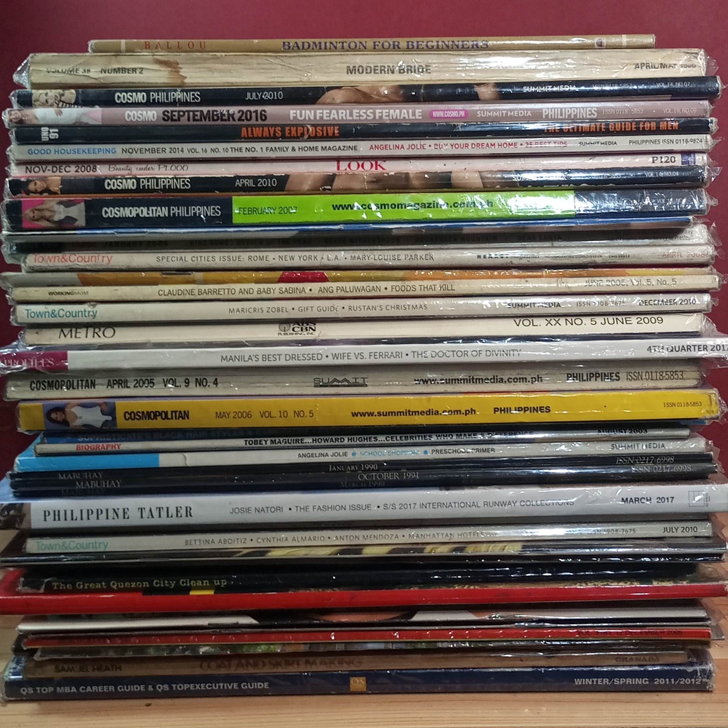 MG23 ASSORTED MAGAZINES (Pre-loved) | Shopee Philippines