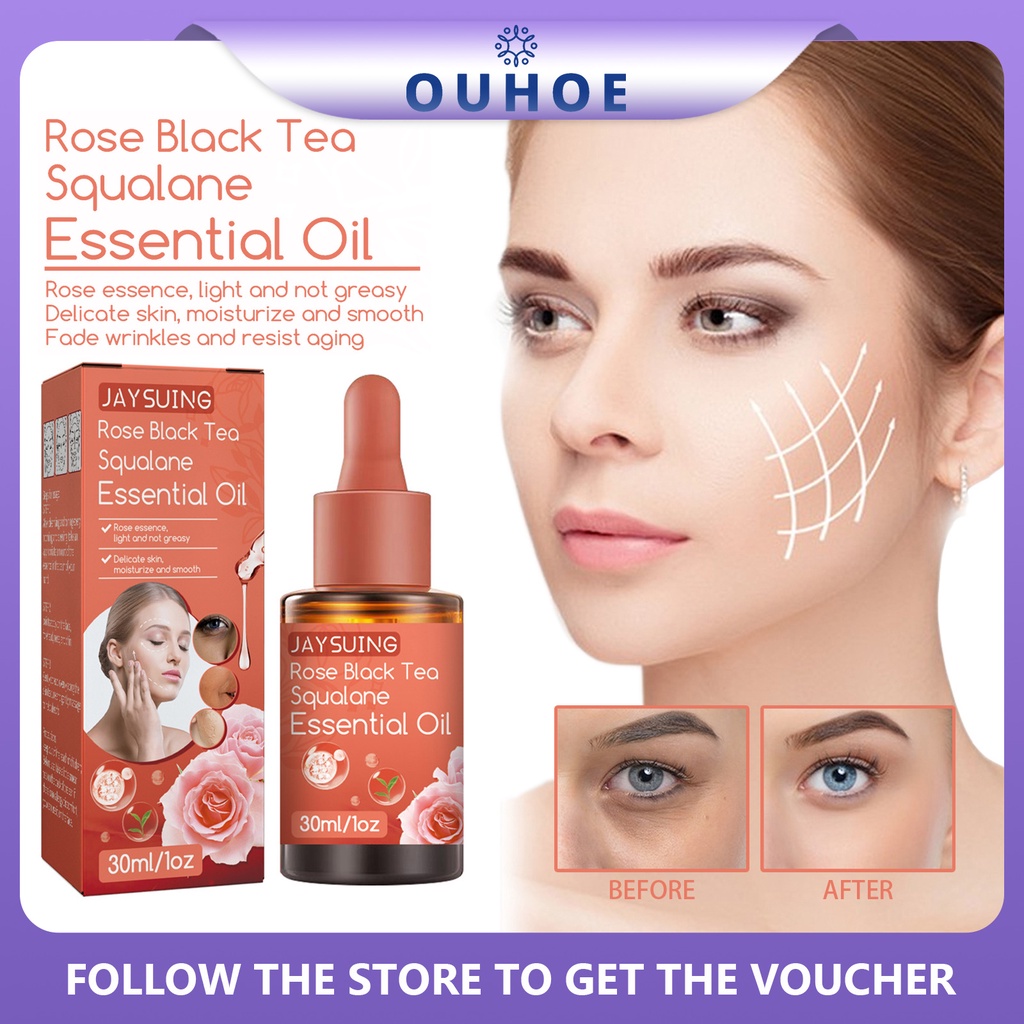 Jaysuing Rose Black Tea essential oil Squalane Essence Anti Dark Matte