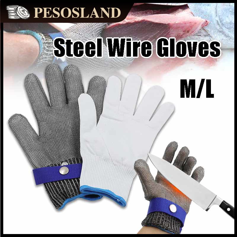 Stainless Steel Anticutting Gloves Steel Wire Gloves For Cropping
