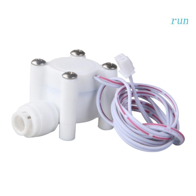 run Water Flow Sensor 2 Points Quick Plug Switch Control Turbine ...