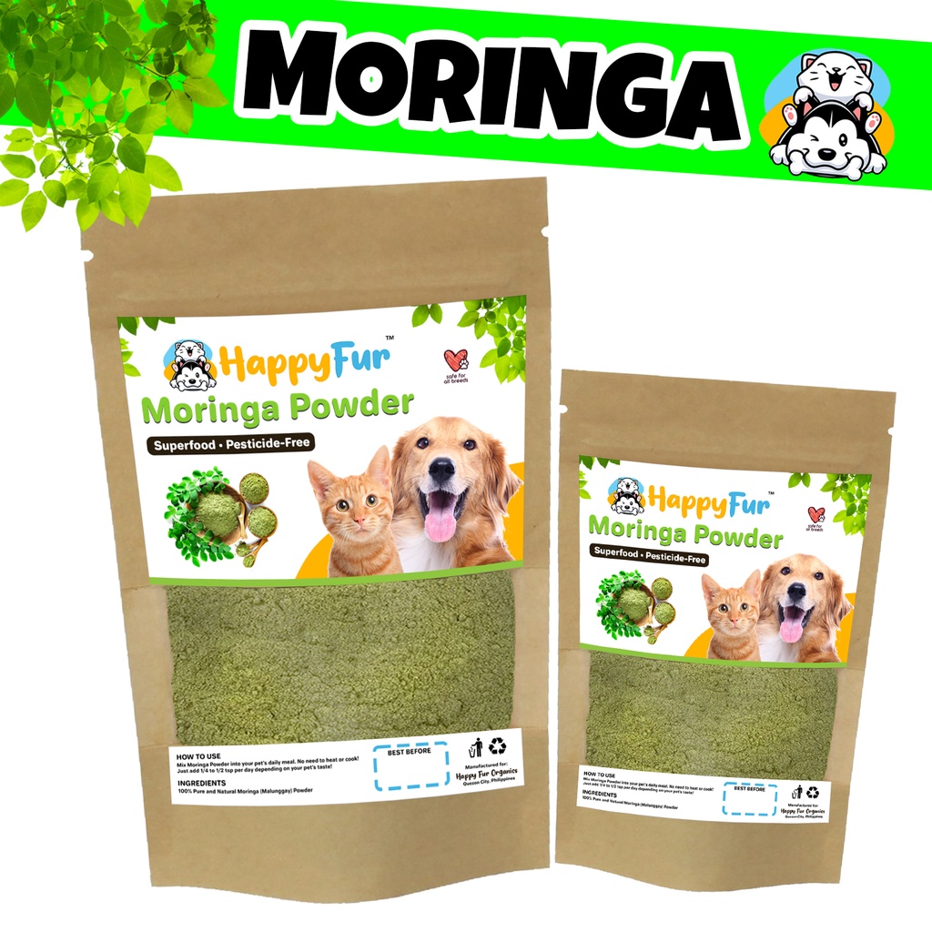 Moringa Organic Powder Dog & Cat AllNatural 100 Pet Food Supplement