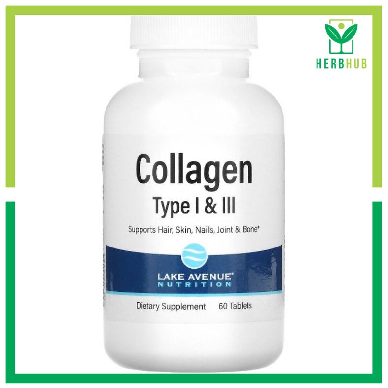 Herb Hub Lake Avenue Nutrition Hydrolyzed Collagen Type I & III