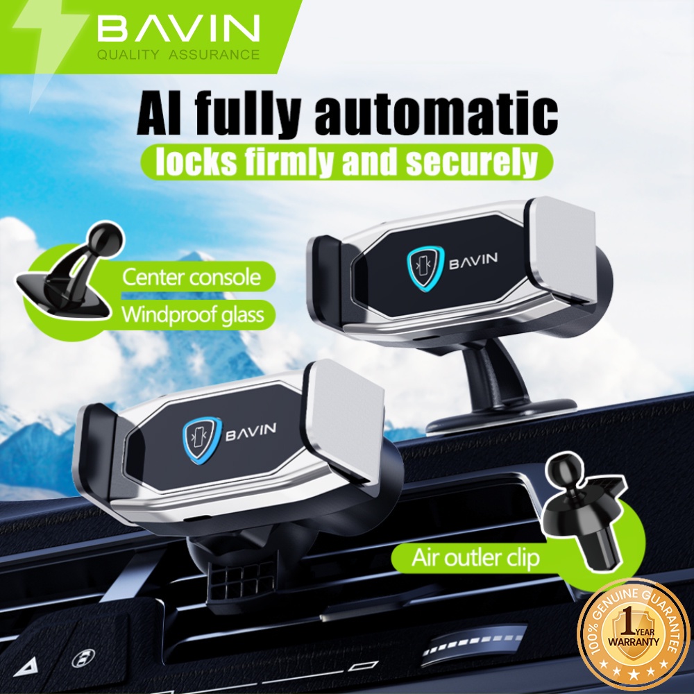 BAVIN PC059 Automatic Phone Holder Car Mount Support Intelligent Auto