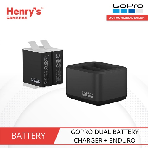 GOPRO Cargador Dual Genérico con 1 Bateria ENDURO GoPro HERO11 HERO10 Black