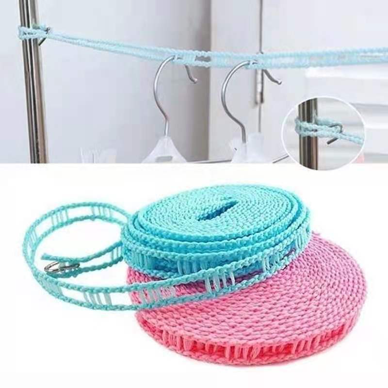 5 Meter Clothesline Portable Clothes Rope Outdoor Indoor Sampayan Rope ...