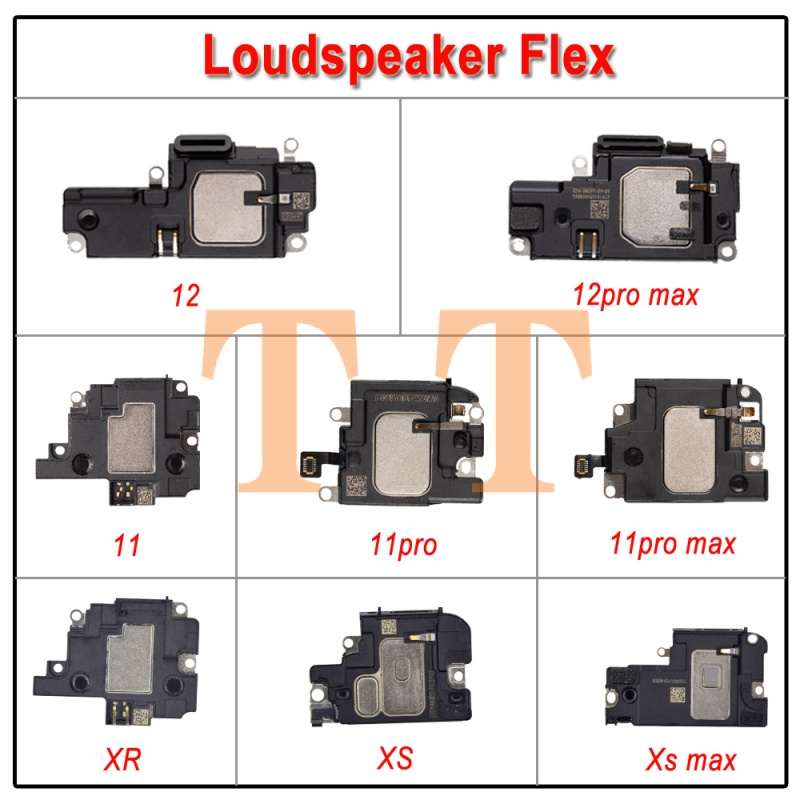 1pcs Loudspeaker For iphone X XR XS Max 11 12 13 mini Pro Max Lound Speaker Ringer inner Buzzer
