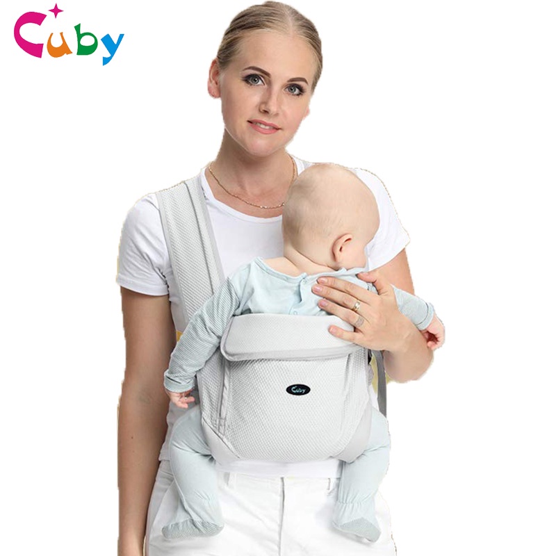 Cuby Baby Carrier Infant Comfortable Sling Wrap/Baby Newborn/Breathable Mesh Wrap Sling/03m