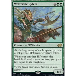 Wolverine Riders Rare Jumpstart 2022 Magic the Gathering MTG Trading ...