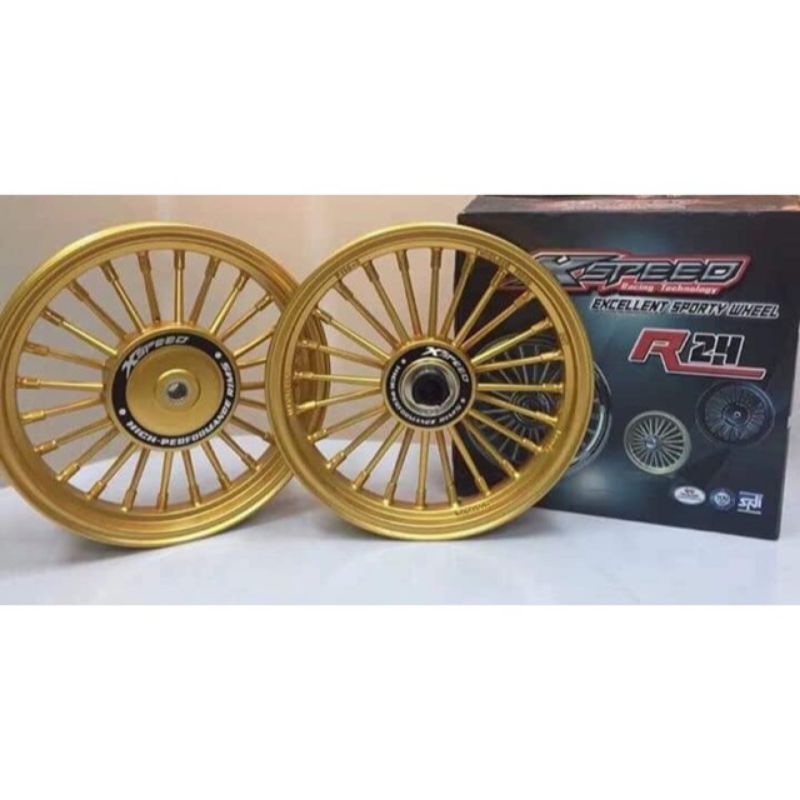 Xspeed Mags Wheel R24 All Mio/Beat/Skydrive/Beat (Original) | Shopee ...