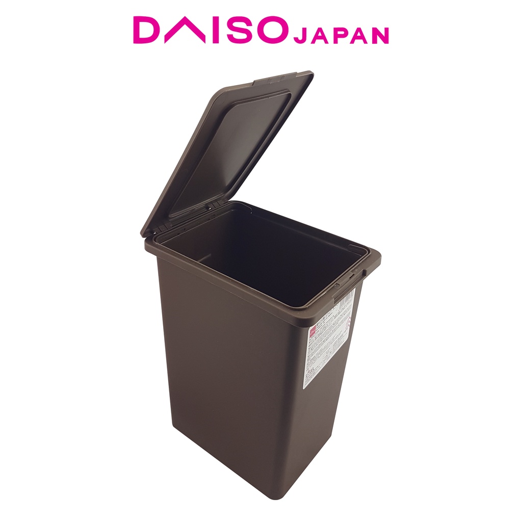 Daiso Trash Can With Lid Liters Shopee Philippines