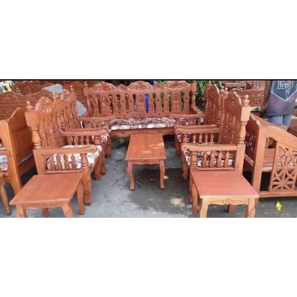 SALA SET WOOD FURNITURE Shopee Philippines