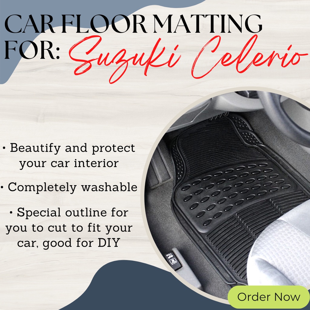 SUZUKI CELERIO Heavy Duty Premium car floor guard mats mattings 4 pcs