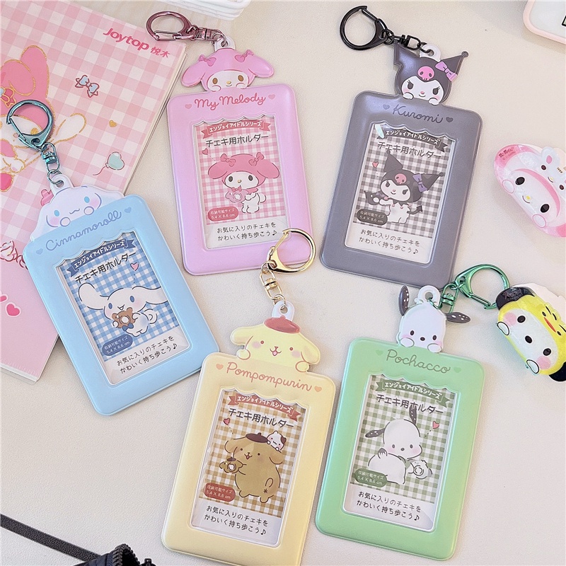 Sanrio Pochacco PomPomPurin 3 Inch Card Holder Cartoon Photocard ...