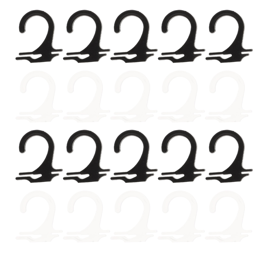 [READY STOCK] 400 Pcs Sock Display Hooks Question Mark Plastic for ...