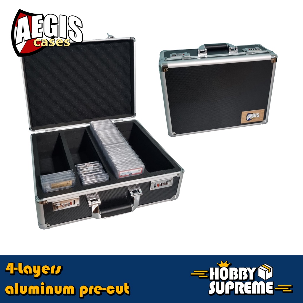 Aegis Card Storage Box 4-LAYERS PRE-CUT (For PSA, BGS, Toploader ...