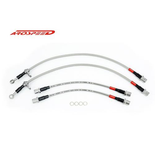 AROSPEED Steel Braided Brake Hose Toyota Vios NCP42 2003-2007 (front ...