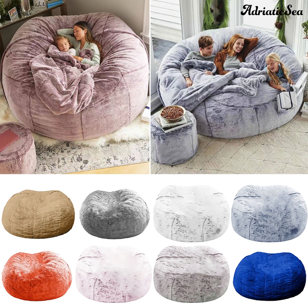 [ADIC]q High Elasticity Removal Bean Bag Cover Giant Couch Been Bag ...