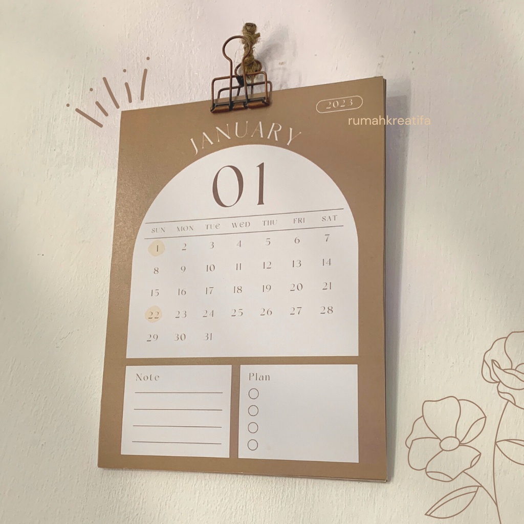 Aesthetic 2025 Wall Calendar Korean Calendar 2025 Large Jumbo Table 2