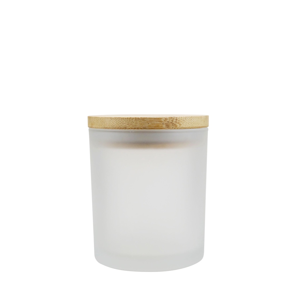 Glass Candle Jar with Bamboo Cap (Empty) (240g) | Shopee Philippines