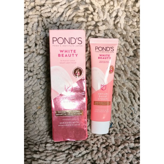 Ponds white beauty serum burst cream 20g. | Shopee Philippines