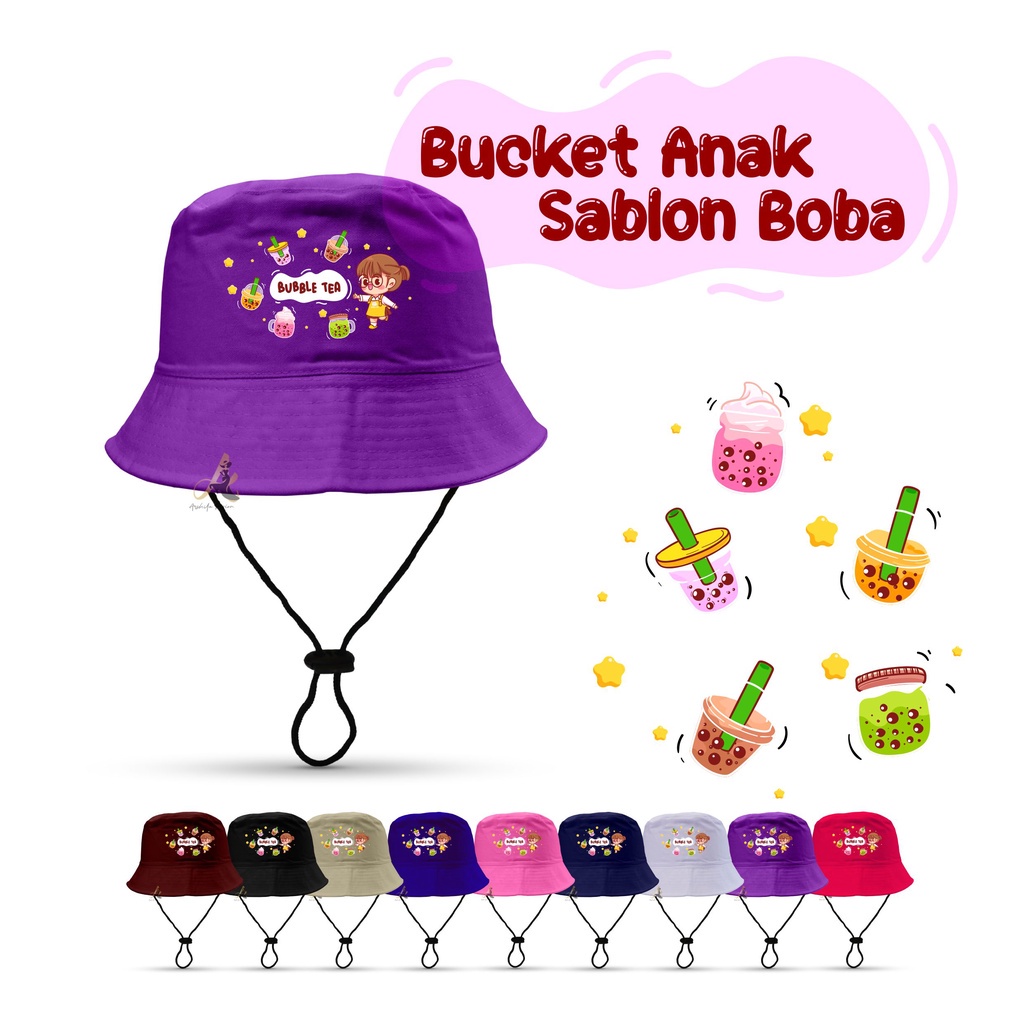 Bucket Hats/Adult And Child Bucket Hats 1sided Daisy Flower Screen
