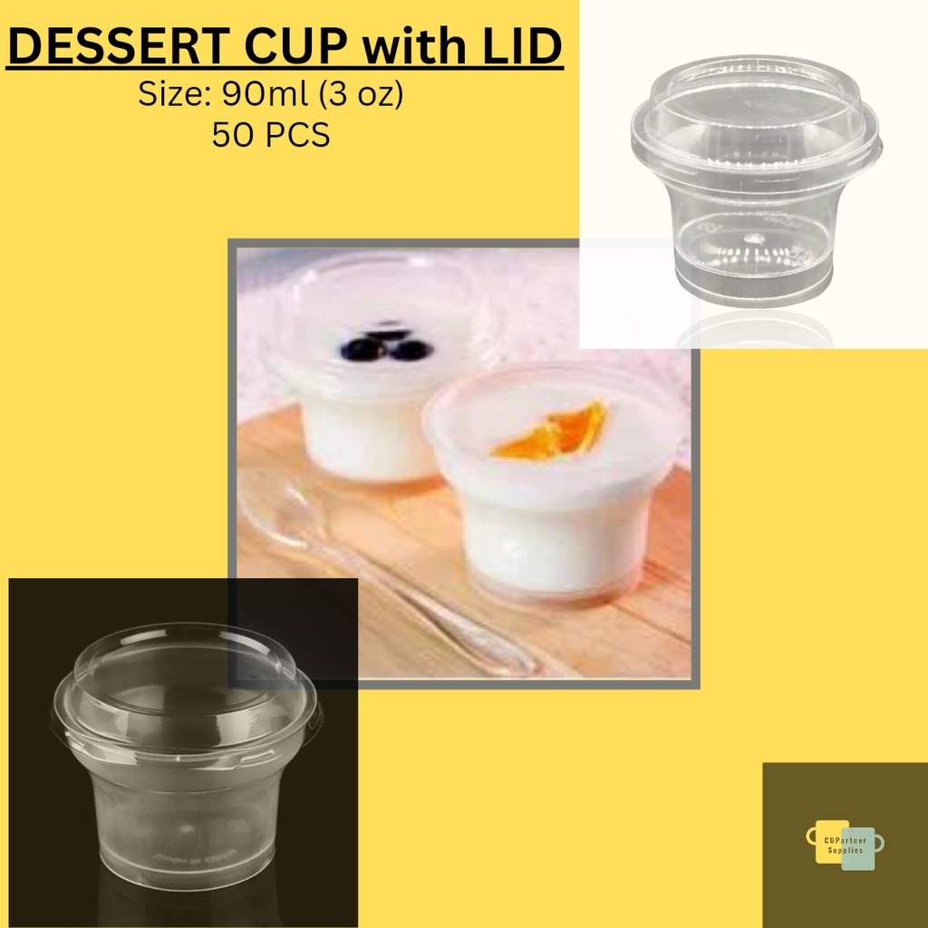 Plastic Cups /Dessert Cups/ Pudding Cups/ Condiments/ Sauce / Hard Cups
